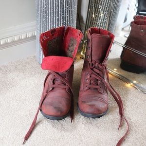 Cobb Hill by New Balance lined combat boots